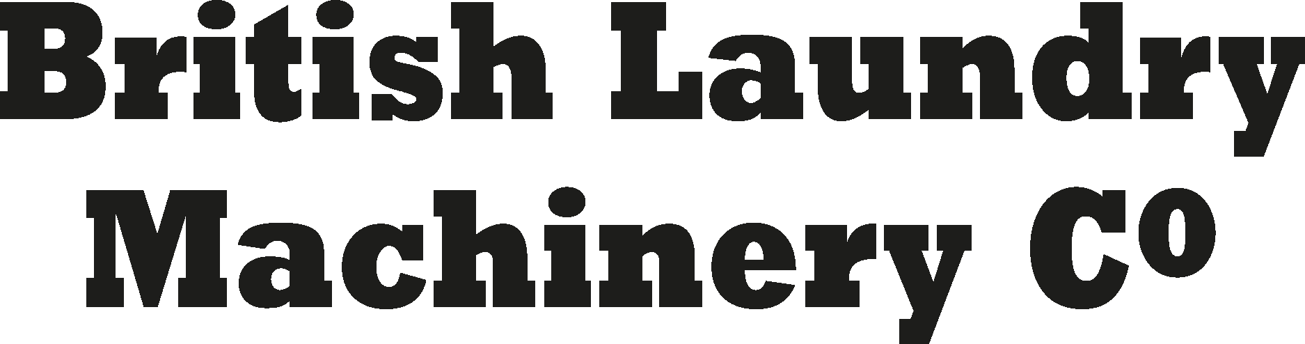 British Laundry Machinery Logo Vector Logo